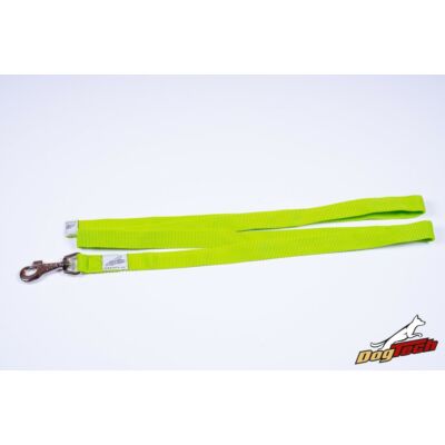 DogTech - Fogós, zöld, 25 mm/120 cm, textil kutyapóráz