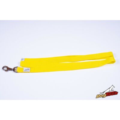 DogTech - Fogó nélküli, sárga, 25 mm/200 cm, textil kutyapóráz