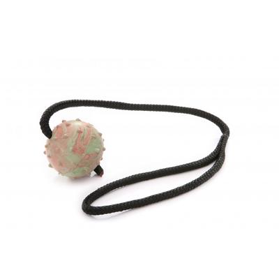 DogTech - 50 cm-es zsinór, fogós, tömör, 5,5 cm apportlabda